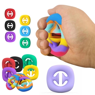 ของเล่น ยาคลายเครียด กำลังแขนฝึก จับของเล่น Squeeze Snap Sensory Tool Fidget Toy