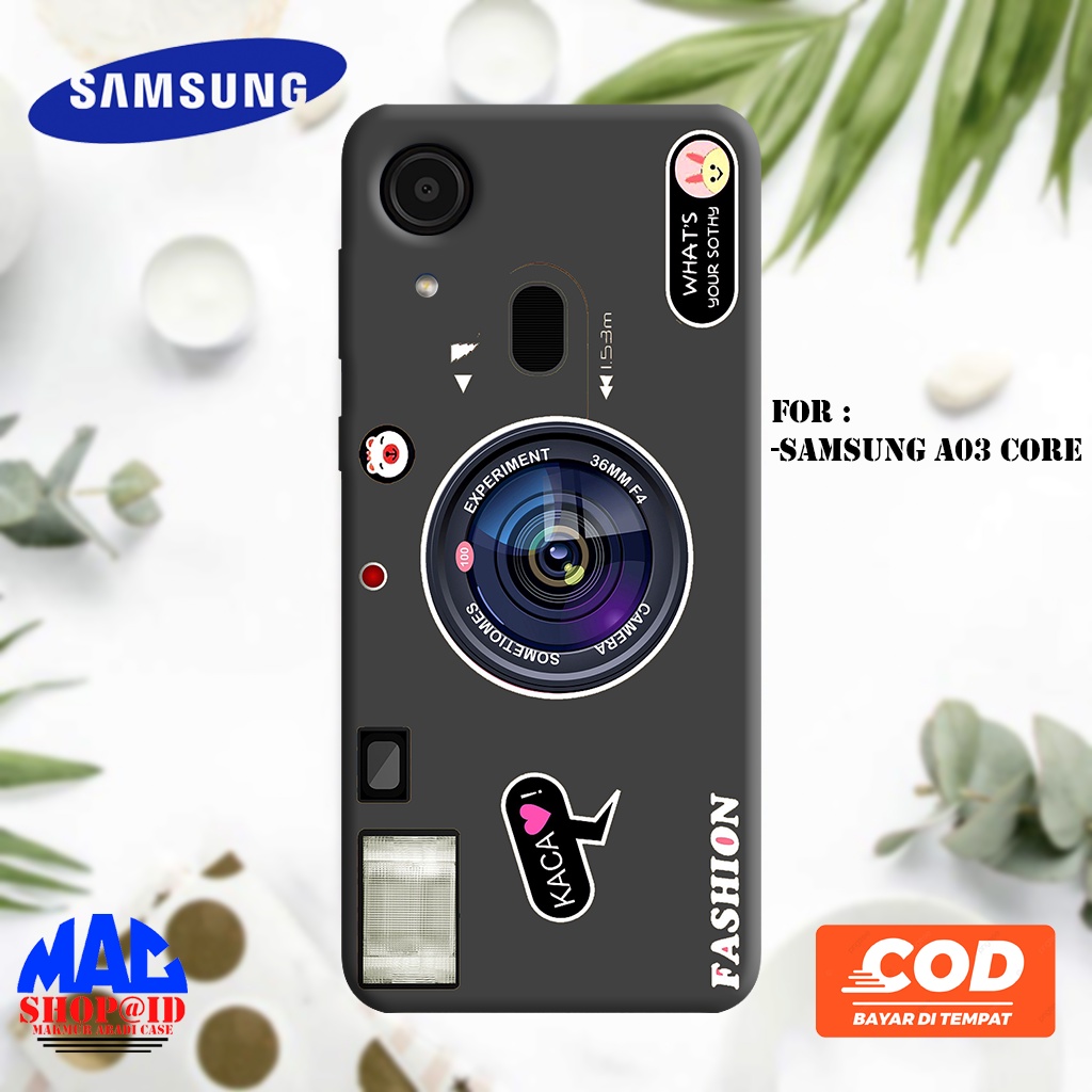 เคสแข็ง 3D FullPrint [SS152] SAMSUNG A03 CORE เคสมือถือใหม่ล่าสุด - ตัวป้องกันโทรศัพท์มือถือ SS152