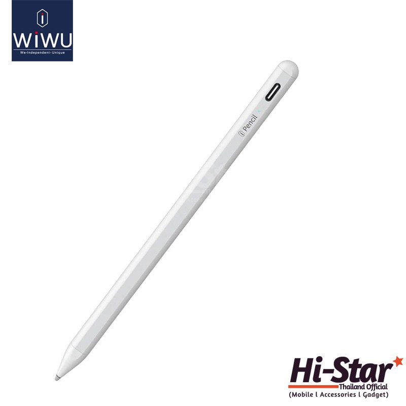 ✒✼﹍WIWU Pencil X ปากกา Stylus ปากกาไอแพด วางมือบนจอได้ สำหรับ iPad Gen 7 10.2 / Pro 11 / 12.9 2018 2020/Air 3 10.5/Mini