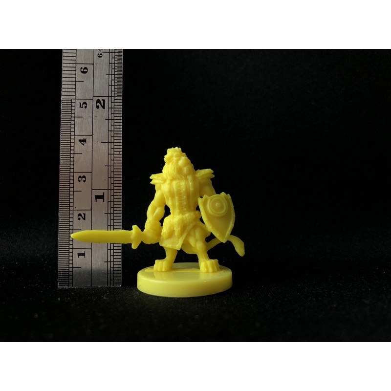 Miniature heroes of land, air & sea (unpainted/ยังไม่ระบายสี) : Gladiator of lionkin