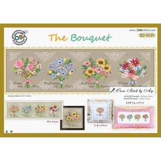 The Bouquet (SO-G121) ผังลายแท้จากเกาหลี Soda Stitch