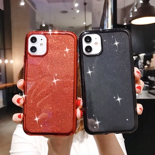 เคส OPPO A1 A3S A5S A7 A8 A12 A12E A31 A37 A59 A81 A83 A5 A9 2020 Neo 9 RENO 2F 3 Realme Q C3 5i 6i 5s 5 6 F9 F11 PRO การชุบด้วยไฟฟ้าเพชรสีเคสโทรศัพท์ใสนุ่ม TPU ซิลิโคนเคลือบเคสสำหรับ