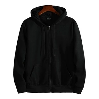PannoFluxus เสื้อฮู้ดซิปแขนยาวสีทึบซึ่งผู้ชายและผู้หญิงสามารถสวมใส่ได้ในทุกฤดูกาล เรียบง่าย ทันสมัย ​​และหล่อเหลา