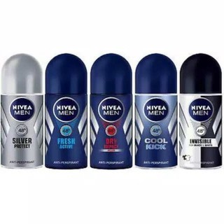 🙋🏻‍♂️NIVEA MEN Roll On 50ml./ นีเวีย เมน โรลออน 50มล. โรลออนระงับกลิ่น ผู้หญิง ฟรี ถุงผ้าคิวท์เพรส Order ละ 1