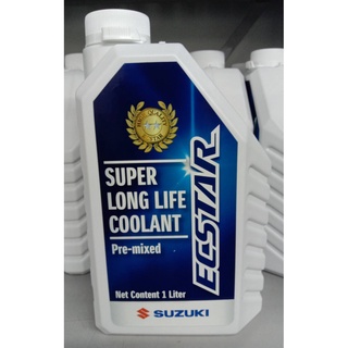 น้ำยาหม้อน้ำ-น้ำยาหล่อเย็น SUZUKI Super Long Life Coolant Pre-mixed ขนาด 1 ลิตร [ ของแท้ ]