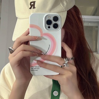 เคสโทรศัพท์มือถือแบบแข็ง ลายหัวใจ สําหรับ IPhone X Xs Xr Xsmax 11 11Pro 11ProMax 12 12Pro 12ProMax 13 13Pro 13ProMax 14 14Pro 14plus 14ProMax