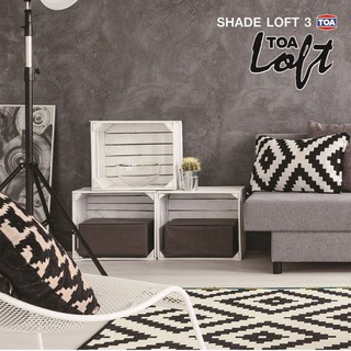 สีน้ำลอฟท์ TOA #LOFT3 10 กิโลกรัม สีเทาเข้ม