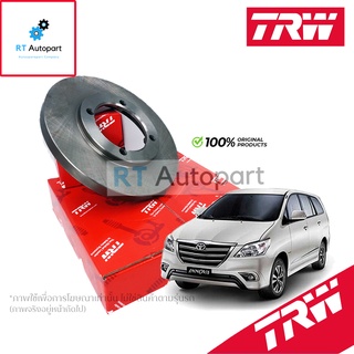 TRW จานดิสเบรกหน้า Toyota Innova TGN40 ปี04-14 Innova Crysta ปี15-20 / จานดิสเบรคหน้า จานเบรก Innova / DF7460