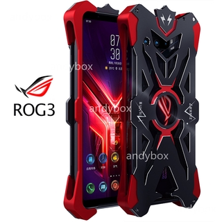 ( Free Gift ) เคสโทรศัพท์มือถือแบบอลูมิเนียมอัลลอยด์สําหรับ Asus Rog Phone 5 / 3 / 2 Rog5 / 3 / 2 Armor Rog Rog3 Rog2