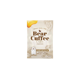 Bear Coffee Cuffee Scrub Soap แบร์ คัฟฟี่ สบู่สครับกาแฟ [50 กรัม] [1 ก้อน]