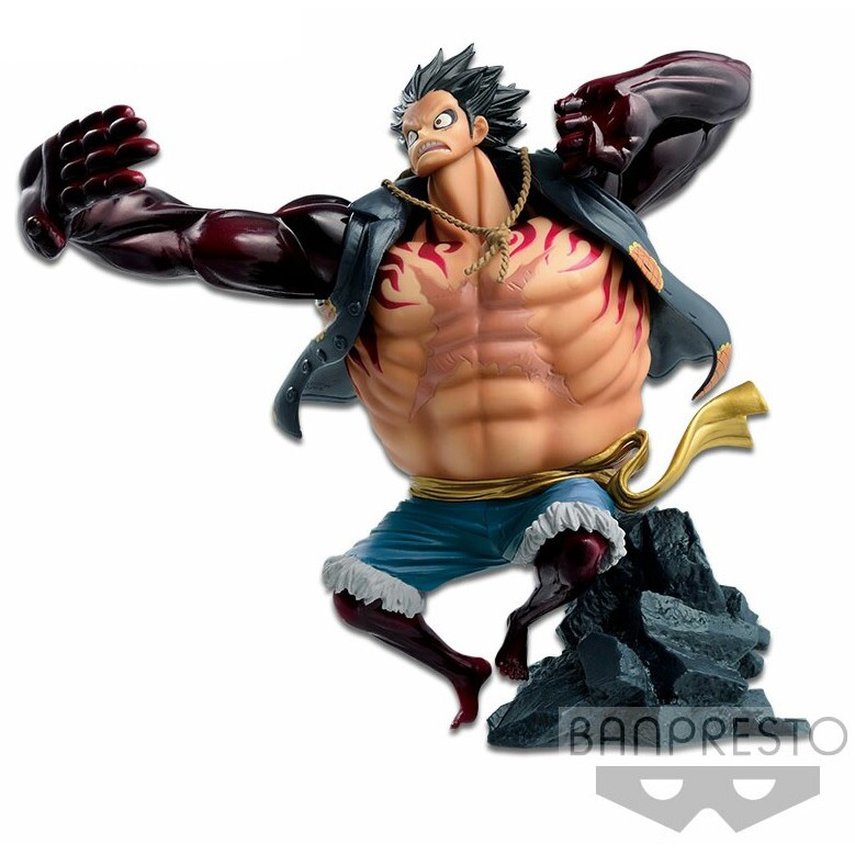 โมเดลฟิกเกอร์SCCulture วันพีช  ลูฟี่เกีย4 Ver2. Gear Fourth-Monkey-D-Luffy-Special color ver-