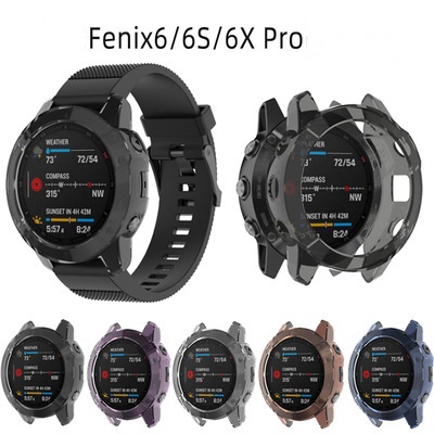 กันชนสําหรับ Garmin Fenix 7 7s 7x 5 5s 5X 6 6s 6x SmartWatch Soft Protector Shell สําหรับ Garmin Fen