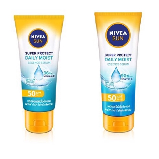 Nivea Sun Super Protect Daily Moist Sun Body Serum SPF50 PA+++ นีเวีย ซัน เดลีมอยส์ ผลิตภัณฑ์ป้องกันแสงแดด มี 2 ขนาด