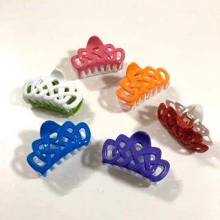 กิ๊บหนีบผม ลายตาข่าย No.23 (6 ชิ้น / แพค) Hair Claw Hair Clip