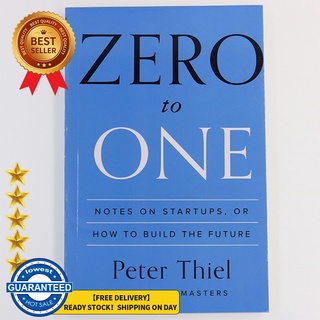 【ขายดี】Zero To One Notes on Startups or How to Build the Future หนังสือภาษาอังกฤษ