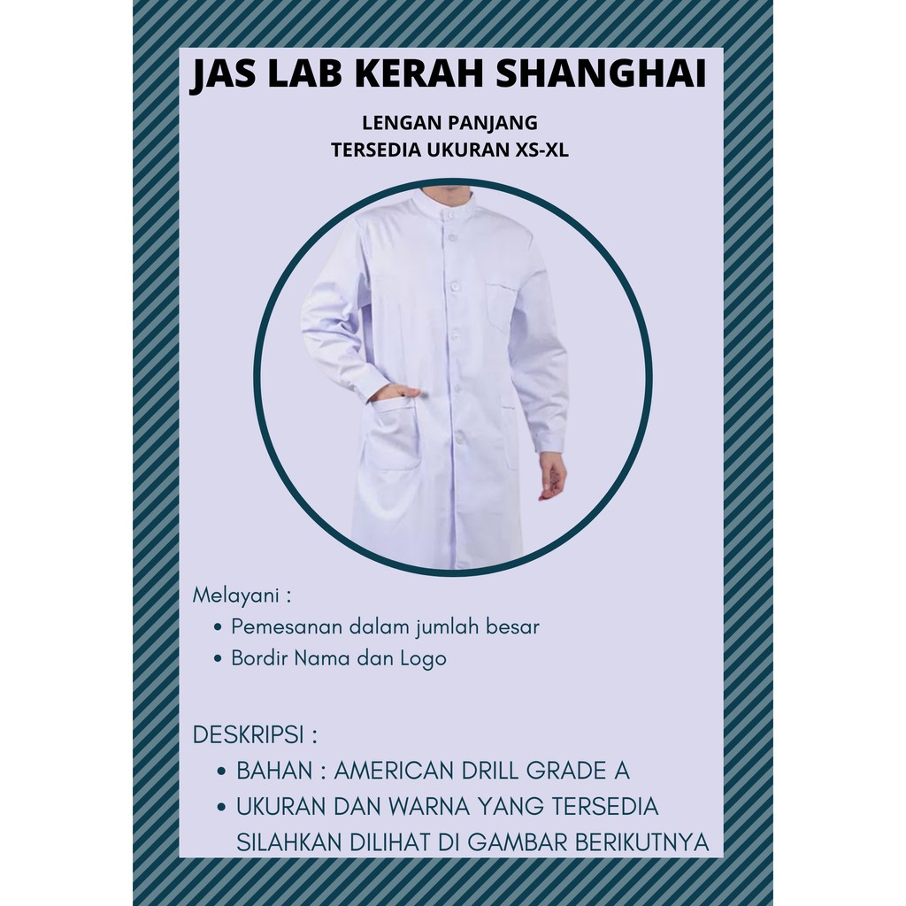 ชุดสูทห้องทดลอง OKA APD คอปก แขนยาว เซี่ยงไฮ้ สว่านอเมริกัน XS-4XL