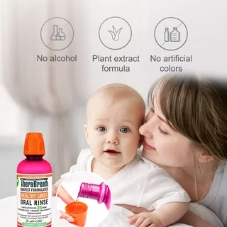 น้ํายาบ้วนปาก TheraBreath Oral Rinse 473ml Fresh Breath Mouthwash