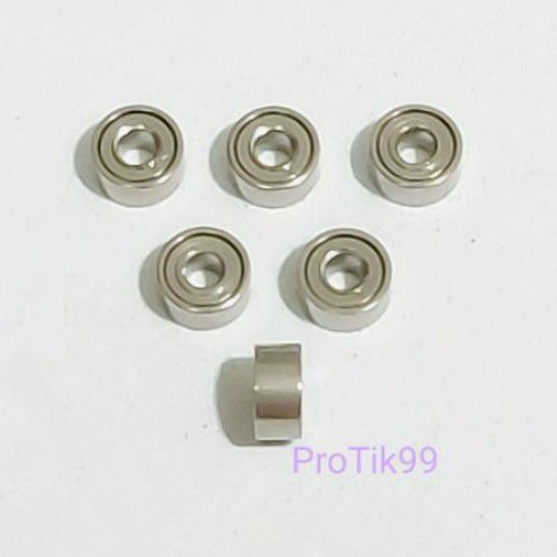 ตลับ ลูกปืน 5 mm. ลื่นๆ 2×5×2.5 mm.ใส่โรลเลอร์หรือเฟือง สำหรับ Tamiya Mini 4wd รถก้าง รถ Mini4wd อื่นๆ