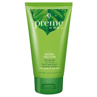 Preme Nobu Face Foam มาใช้โฟมให้ถูกกับสภาพผิวกันเถอะ Preme Nobu Natural Face Foam (สีเขียว) มี Tea Tree Oil ยังไม่มีคะแน