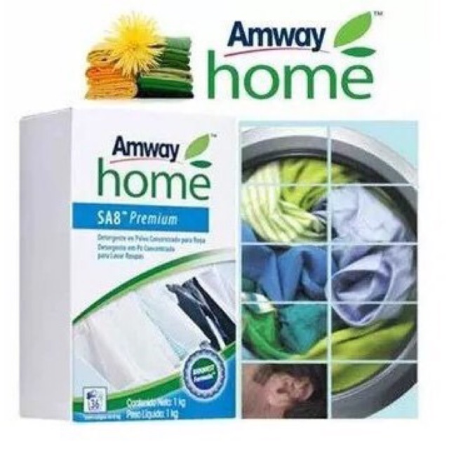 Laundry Care 339 บาท ของแท้ ผงซักฟอก Amway home SA8 Premium 1 กิโล   ^^ Home & Living