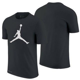 เสื้อยืดคอกลมเสื้อยืดบาสเก็ตบอล พิมพ์ลายโลโก้ Drifit JORDAN แฟชั่นสําหรับผู้ชายS-4XL