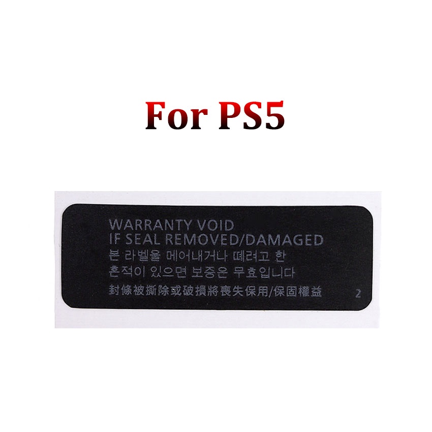 ที่อยู่อาศัย Shell Back Mark วางสติกเกอร์สําหรับ Sony PS4 Pro Slim Controller สติกเกอร์ปิดผนึกกล่องป้ายสติกเกอร์สําหรับ PS5