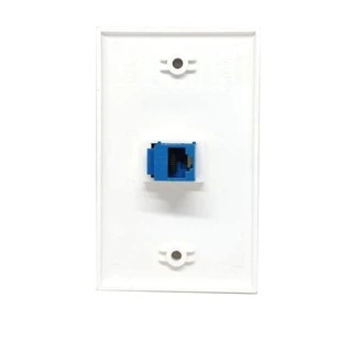 หัวต่อสายแลน CAT6 Keystone Coupler, RJ45 UTP Coupler Insert-Snap-in Connector Socket Adapter Port for Wall Plate Outlet