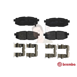 P78 018B ผ้าเบรก R (แท้ BREMBO รุ่น Black) SUBARU ฟอเรสเตอร์ Forester SJ 2.0 XT (Turbo) ปี2012-&gt; / SUBARU เอ๊กซ์วี XV...