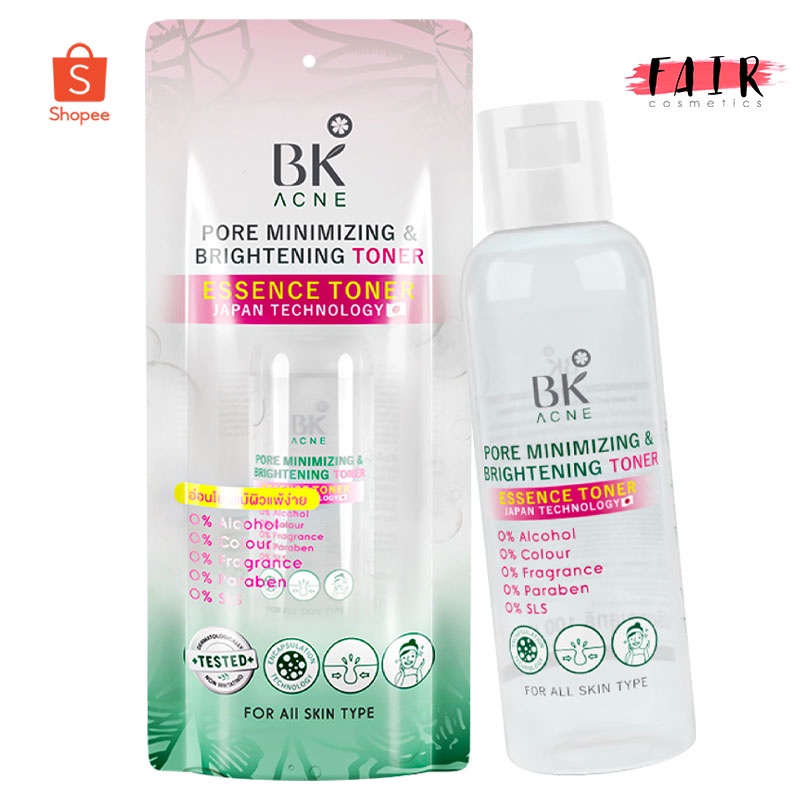 BK ACNE Pore Minimizing & Brightening Toner บีเค โทนเนอร์ [100 ml.]