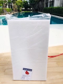 ใยกรอง ใยแก้ว ใยกรองปลา ใยกรองตู้ ใยกรองบ่อ เนื้อแน่น ขนาด50x90ซม. หนา4.5ซม. เนื้อละเอียด กรองสิ่งสกปรกดีขึ้น ซักล้างได้