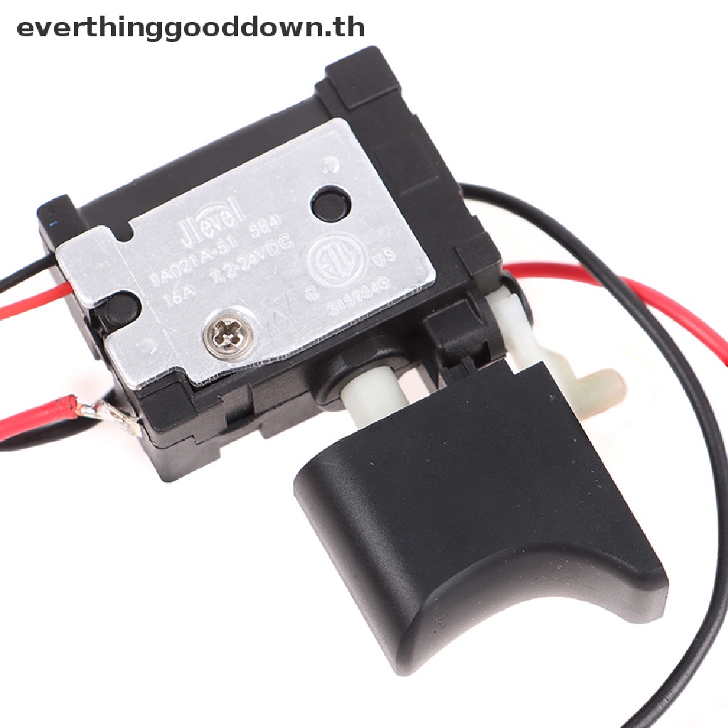 EVER สว่านไฟฟ้ากันฝุ่นควบคุมความเร็วปุ่มกดทริกเกอร์ 7.2-24V