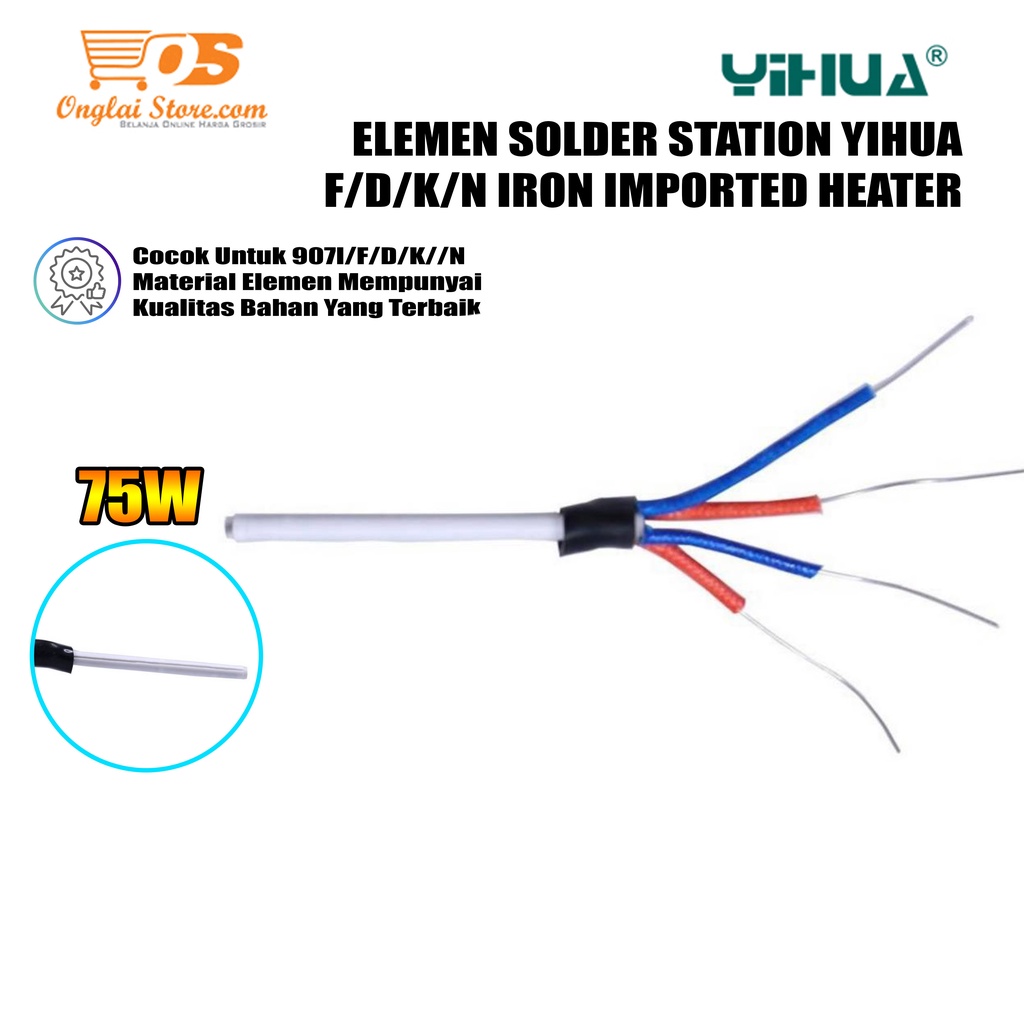 Yihua 907I สถานีบัดกรีองค์ประกอบ 907F - 907K - 907D - 907K - 907N เครื่องทําความร้อนนําเข้าหมายเลข 1