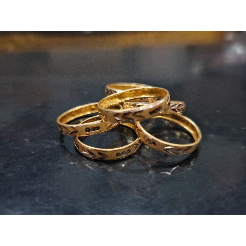 Bangkok แหวนทอง หนัก 0.5 กรัม 300