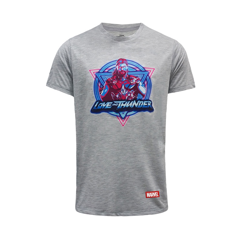 FBT x MARVEL เสื้อยืด T-Shirt  THOR LOVE & THUNDER (2022) เสื้อคอกลม D2T131
