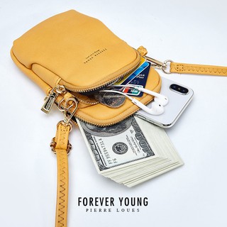 832-3 กระเป๋าใส่โทรศัพท์ Forever youngพร้อมส่ง  สะพายไหล่ผู้หญิง แฟชั่นสไตล์เกาหลี​