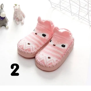 🎀รพร้อมส่ง รองเท้าหัดเดินพื้นกันลื่น รองเท้าหัดเดินลายน่ารัก