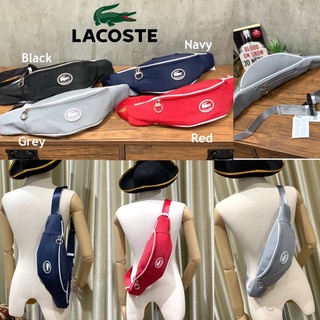 💕 Lacoste Men’s Leather Waist Bag 🔥