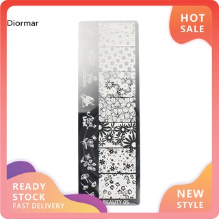 DIO Nail Decoration Nail Plates Nail Print Professional Stamp Scraper DIY for Lady