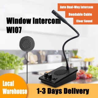 speaker window system window intercom system anti noise dual Bank countersink top  for Bank/ office/station