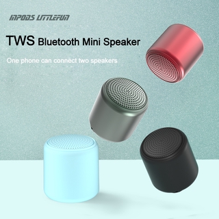 ลำโพง Bluetoothไร้สาย Inpods littleFun MACARON Wireless Speaker มินิแบบพกพาลำโพงไร้สายบลูทูธสเตอริโอเสียงระบบ Dual