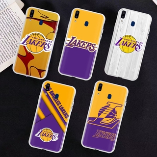 เคสโทรศัพท์มือถือ แบบใส ลาย Lakers สําหรับ Samsung Galaxy A02 A02S M02 M02S A22 A71 A51 A21S A12 A01 A11