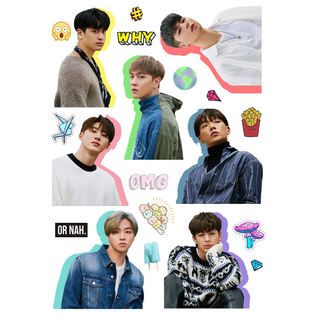 IKON Sticker Die-Cut สติ๊กเกอร์ IKON ไดคัท กันน้ำ/เรซิ่น