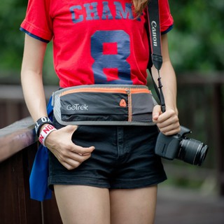 GoTrek B-01W กระเป๋าคาดเอว กระเป่าวิ่ง ใส่โทรศัพท์ กันน้ำ ระบายอากาศได้ดี