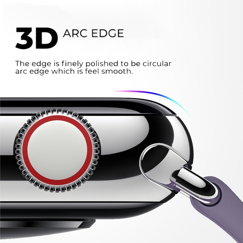 ฟิล์มกระจกนิรภัยกันรอยหน้าจอ 3d นิ่ม โค้ง สําหรับ iWatch Series Ultra S9 8 7 5 4 3 2 1 iwatch 45 มม. 41 มม. 38 42 มม. 40 44 มม. ราคา ถูกที่สุด ดีลบีเคเค แกลเลอรีภาพที่ 5