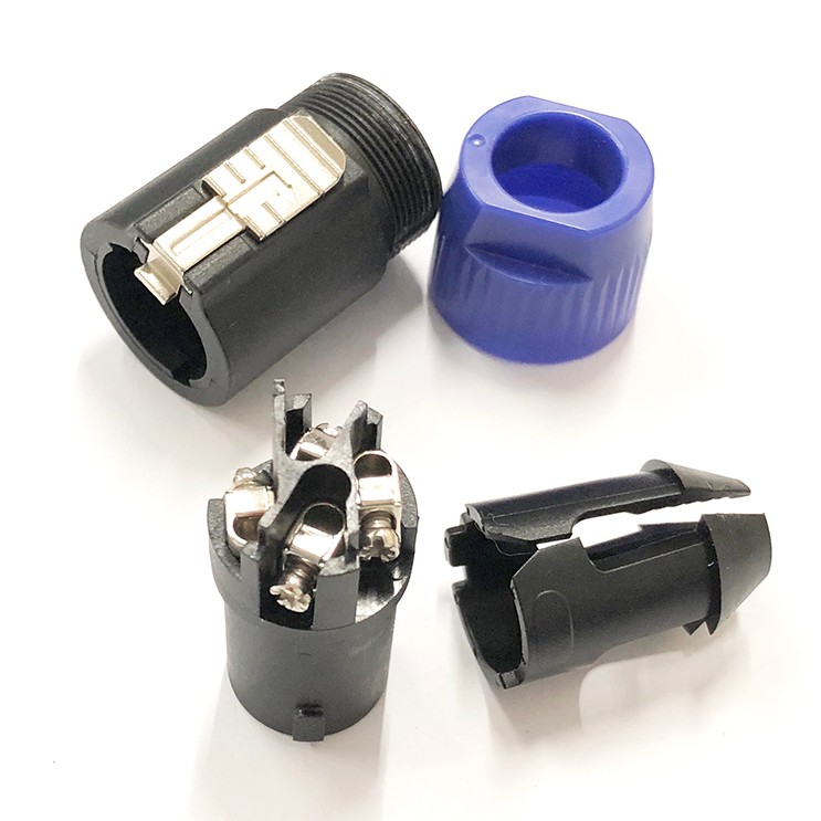 PK-41 ปลั๊กสเปคคอน ปลั๊กต่อสายลำโพง ปลั๊กคอนเน็คเตอร์ Speakon Connector NL4FC