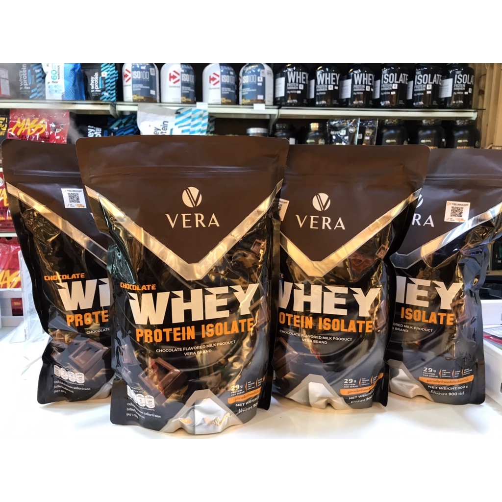 Vera Whey  Isolate 900g. เวย์โปรตีนไอโซเลท พุงยุบเฟิร์ม คุมหิว บล๊อคส่วนเกิน