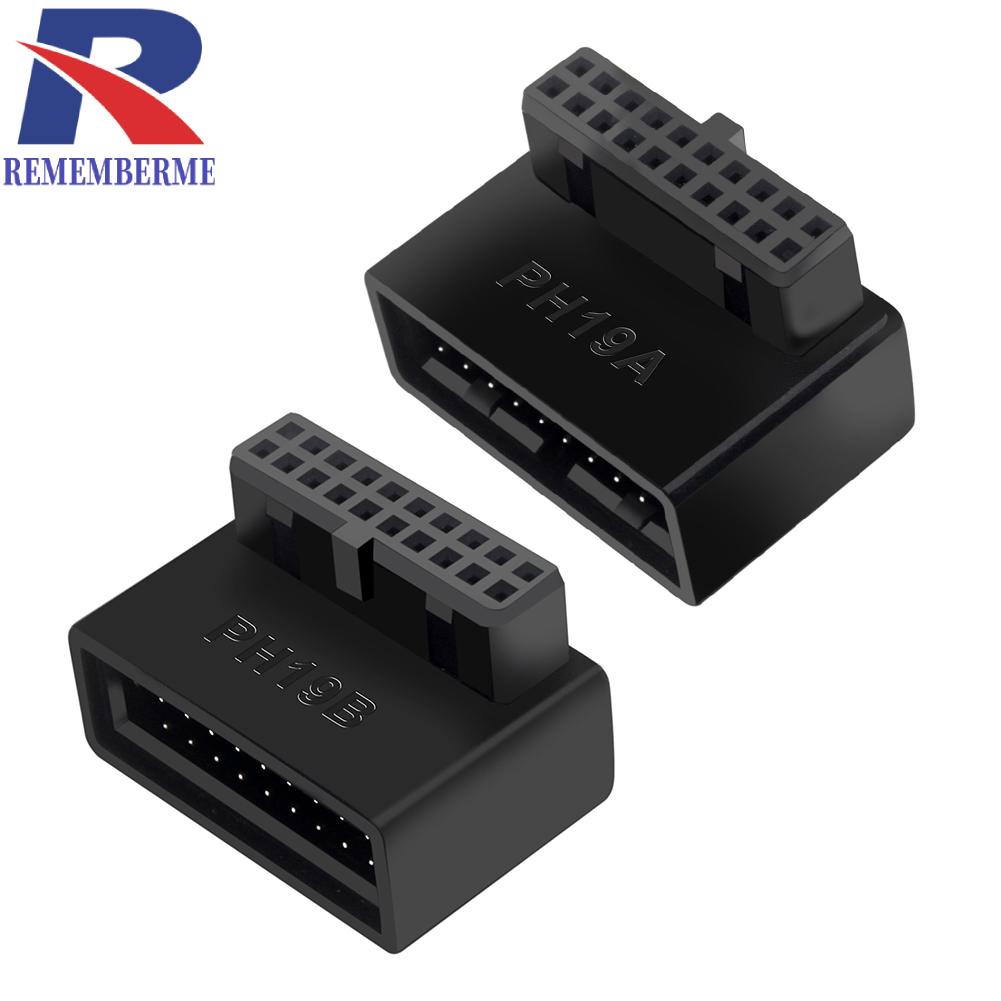 อะแดปเตอร์แปลง Usb 3.0 19P 20P สําหรับเมนบอร์ดคอมพิวเตอร์