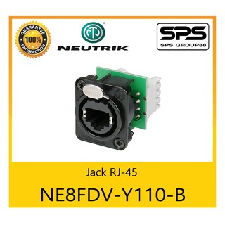 Plug-Jack Jack RJ-45 รุ่น NE8FDV-Y110-B ยี่ห้อ Neutrik แบบใช้สายด้านหลัง สินค้าพร้อมส่ง ส่งไวววว ของแท้100%