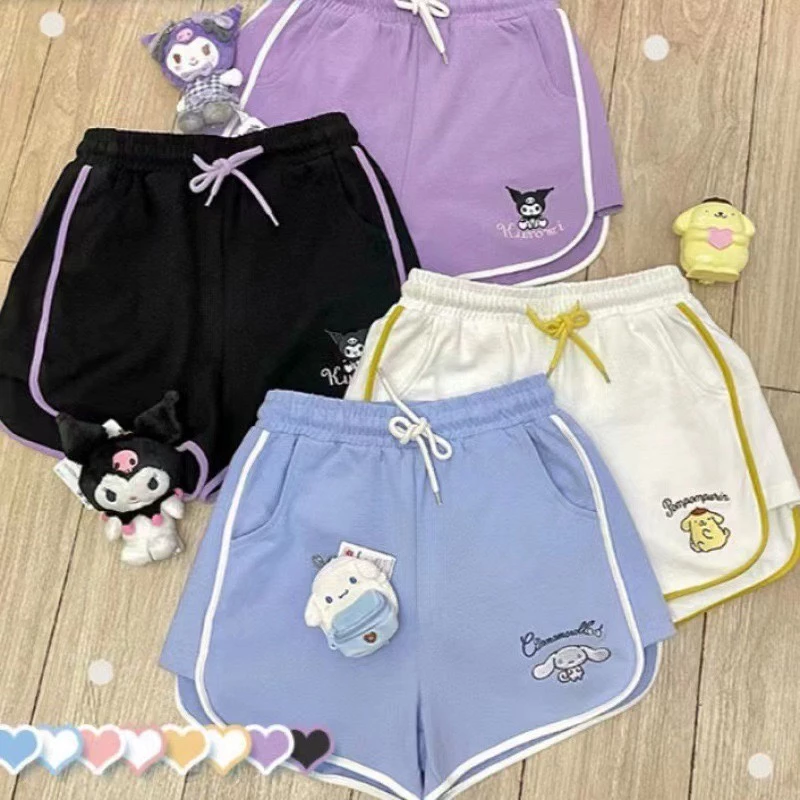 💥💥พร้อมส่งค่ะ💥💥 กางเกงขาสั้น มีทั้งเเบบเรียบ เเละ เเบบลายการ์ตูน ยืดได้เยอะ