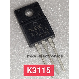 (1ตัว) K3115 , 2SK3115 MOSFET N-Channel 6A 600V TO-220FP (รหัสสินค้า M01075)